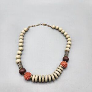 Trade Bead Ethnic Boho Necklace Made in Italy